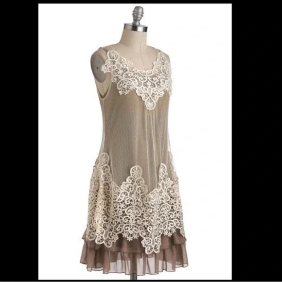 Ryu Cream Lace Mini Dress - Picture 5 of 5